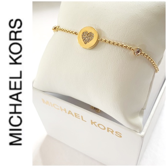 Michael Kors Jewelry - NWT Authentic MK gold tone slider bracelet